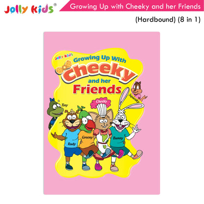 Jolly Kids Growing Up with Cheeky and Her Friends (8 in 1)|Character base Story Book for Kids Ages 3-8 years| Hardbound Book -  buy in usa 