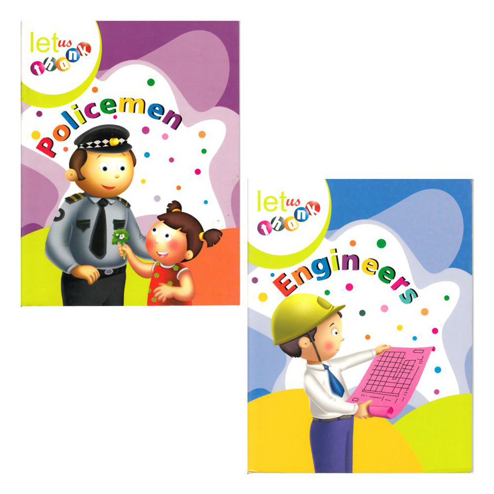 Jolly Kids Let Us Thank To Policemen-Scientist-Soldier-Engineer-Dentist Short Story Books Set of 5| Ages 3-7 Year