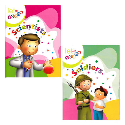 Jolly Kids Let Us Thank To Policemen-Scientist-Soldier-Engineer-Dentist Short Story Books Set of 5| Ages 3-7 Year