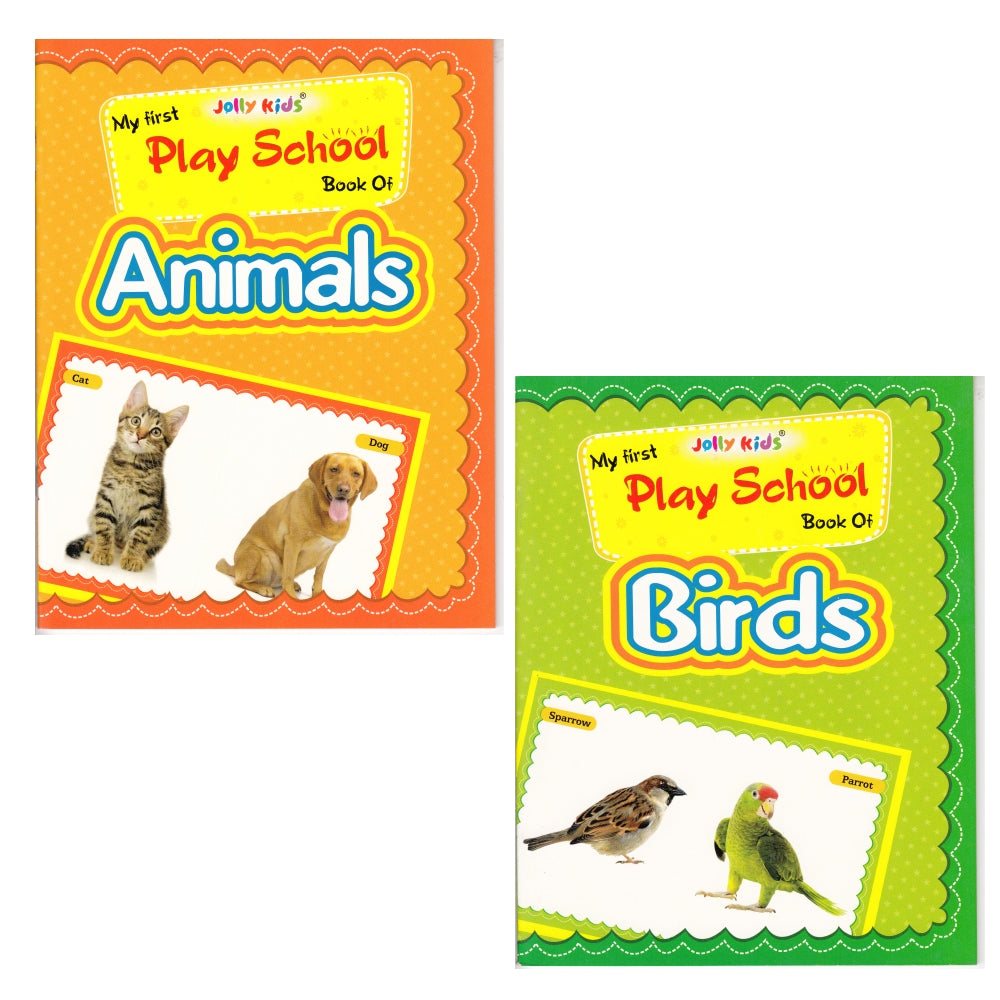 Jolly Kids My First Play School Book Set of 7| Ages 1 - 4 Year| Picture Learing Books like Alphabet, Vegetables, Fruits -  buy in usa 