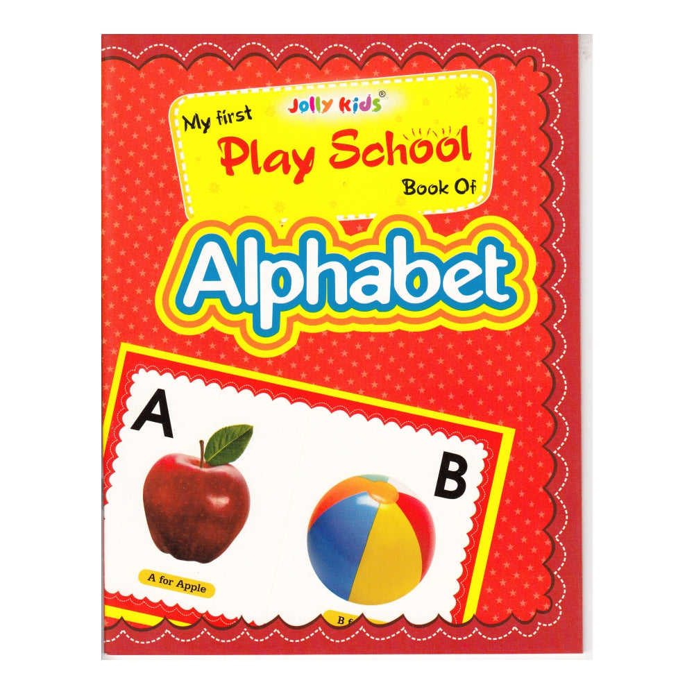 Jolly Kids My First Play School Book Set of 7| Ages 1 - 4 Year| Picture Learing Books like Alphabet, Vegetables, Fruits