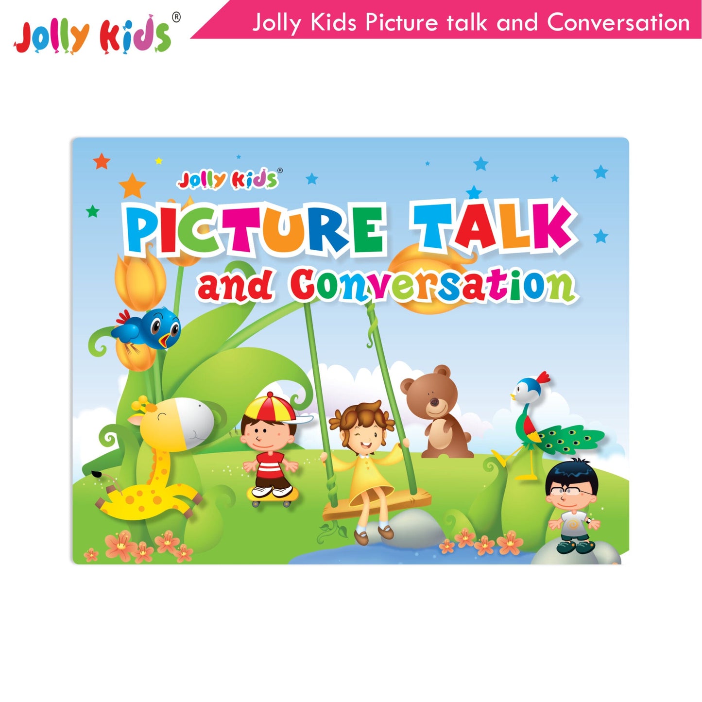 Jolly Kids Picture talk and Conversation Book for Kids| Age 2-6 Year