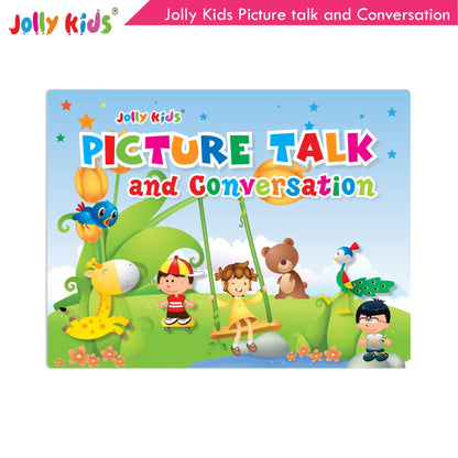 Jolly Kids Picture talk and Conversation Book for Kids| Age 2-6 Year