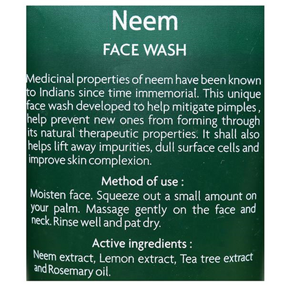 Jovees Natural Neem Face Wash