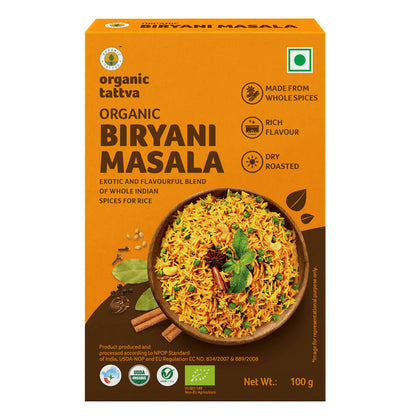 Organic Tattva Biryani Masala Powder