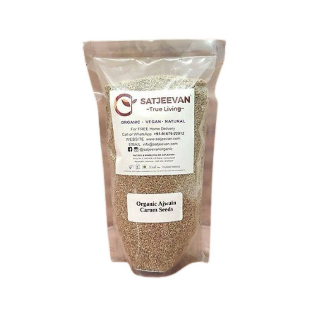 Satjeevan Organic Ajwain Carom Seeds