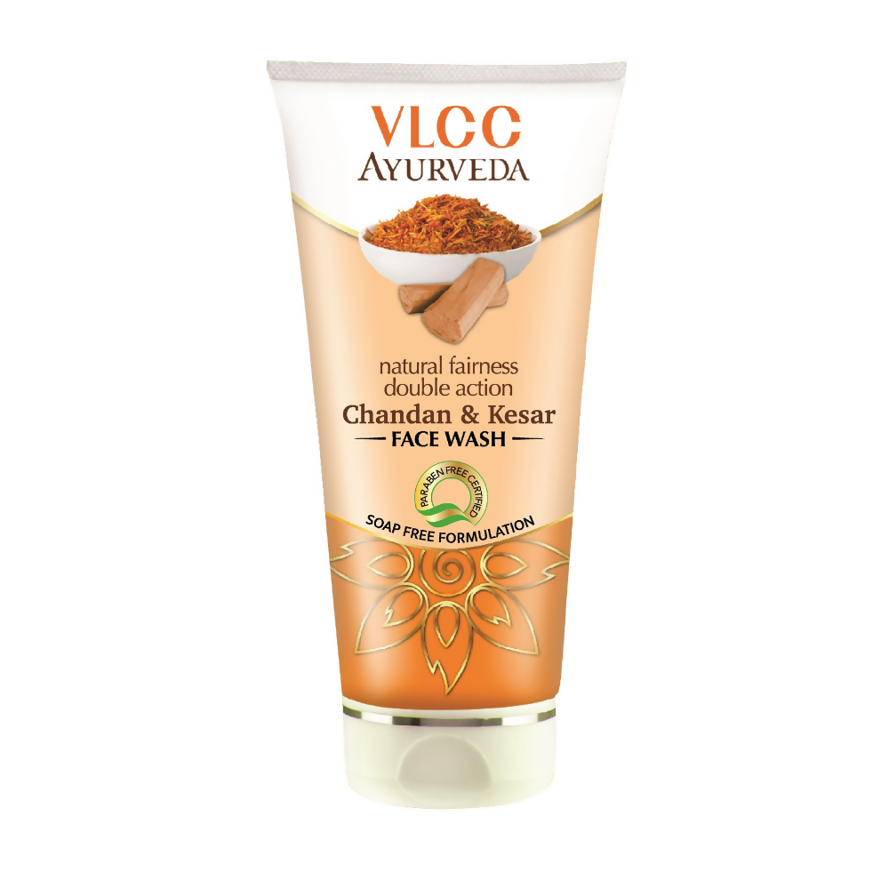 VLCC Ayurveda Natural Chandan & Kesar Face Wash - BUDNEN