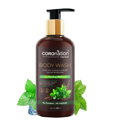 Coronation Herbal Cool Mint Body Wash - usa canada australia