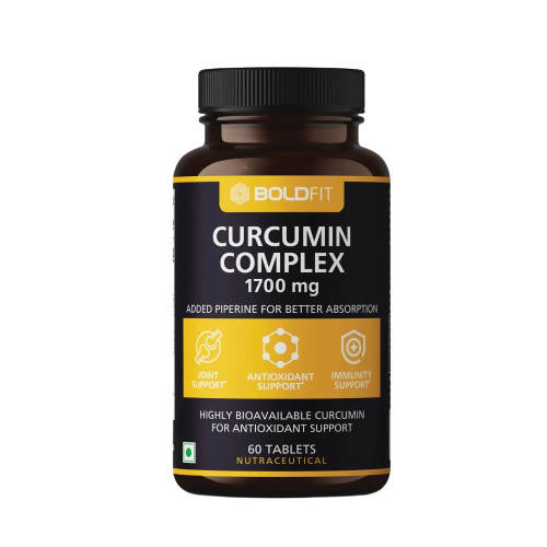 Boldfit Curcumin Complex 1700mg Tablets