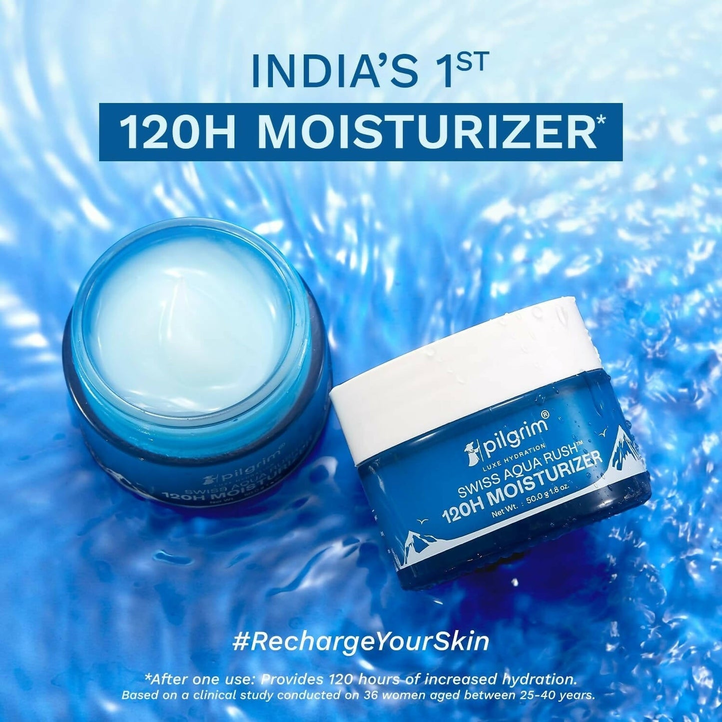 Pilgrim Swiss Aqua Rush 120H Moisturizer