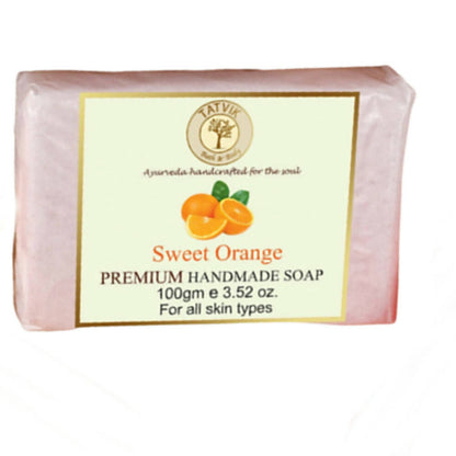 Tatvik Ayurveda Sweet Orange Soap - BUDEN