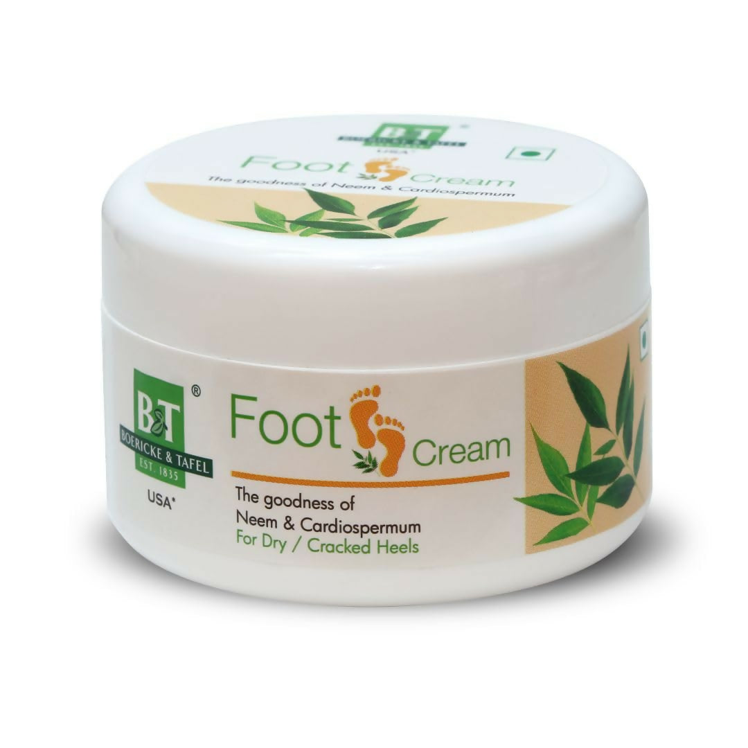 BT Boericke & Tafel Foot Cream with Goodness of Neem for Dry and Cracked Heels