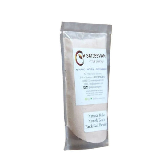 Satjeevan Natural Kala Namak Black Rock Salt Powder