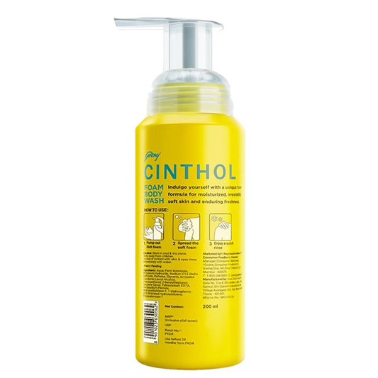 Cinthol Lime Foam Body Wash