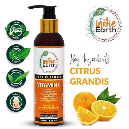 The Indie Earth Vitamin C Face Cleanser