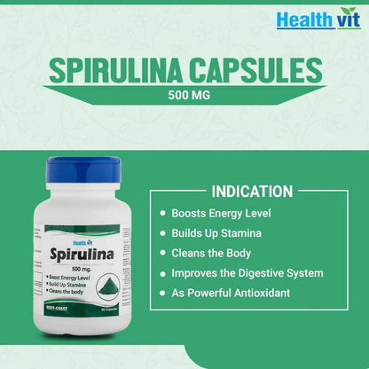 Healthvit Spirulina Capsules