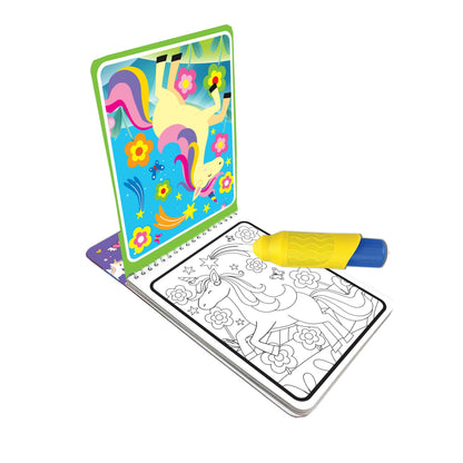 Dreamland Water Magic Unicorn- With Water Pen - Use Over and Over Again : Children Drawing, Painting & Colouring Spiral Binding