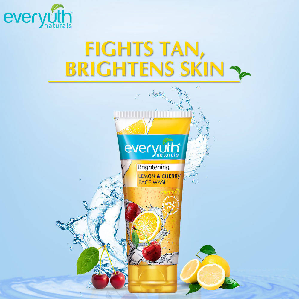 Everyuth Naturals Brightening Lemon & Cherry Face Wash