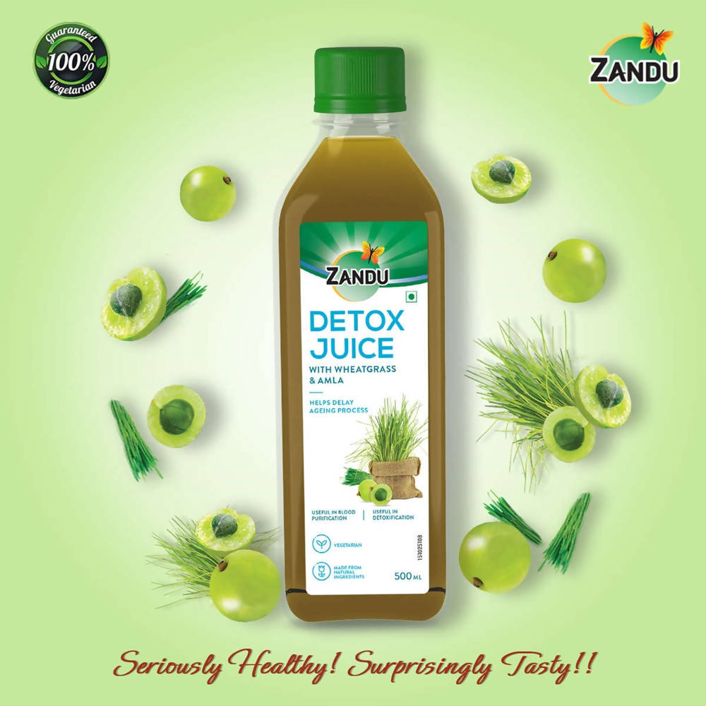 Zandu Detox Juice with Wheatgrass & Amla