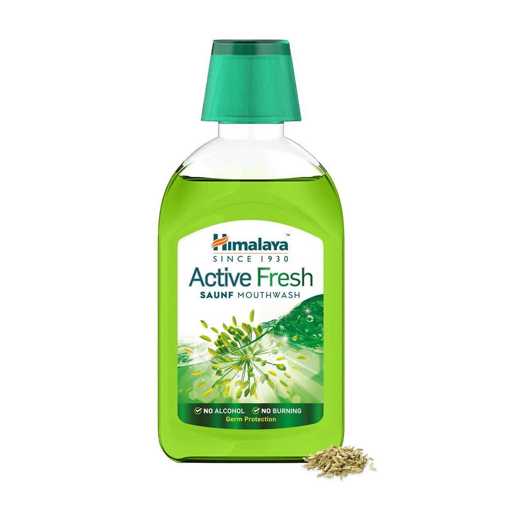 Himalaya Herbals Active Fresh Saunf Mouthwash - BUDNE