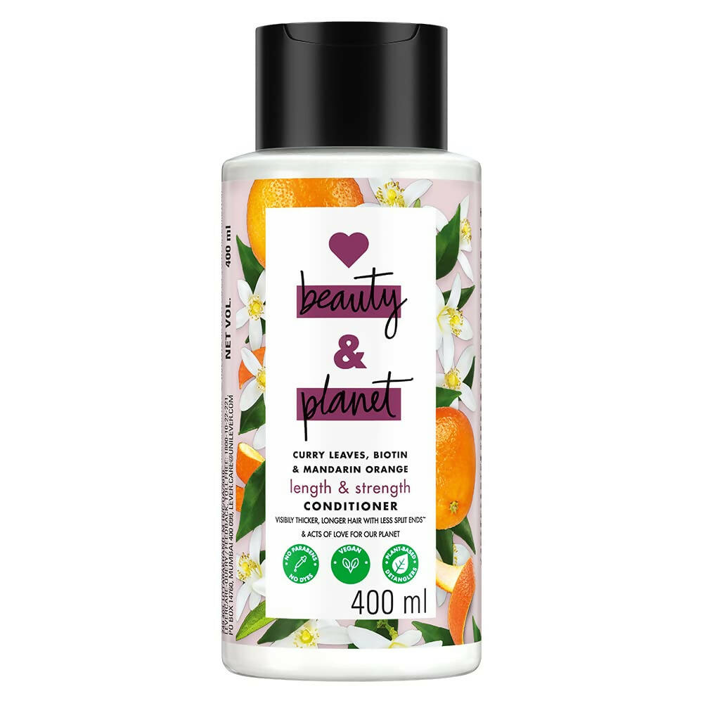 Love Beauty And Planet Curry Leaves, Biotin & Mandarin Paraben Free Conditioner - BUDEN