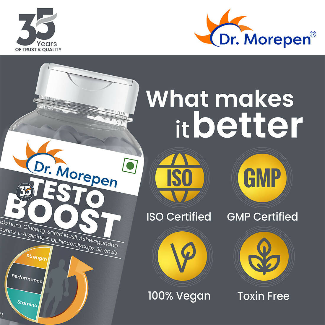 Dr. Morepen Testo Boost Tablets