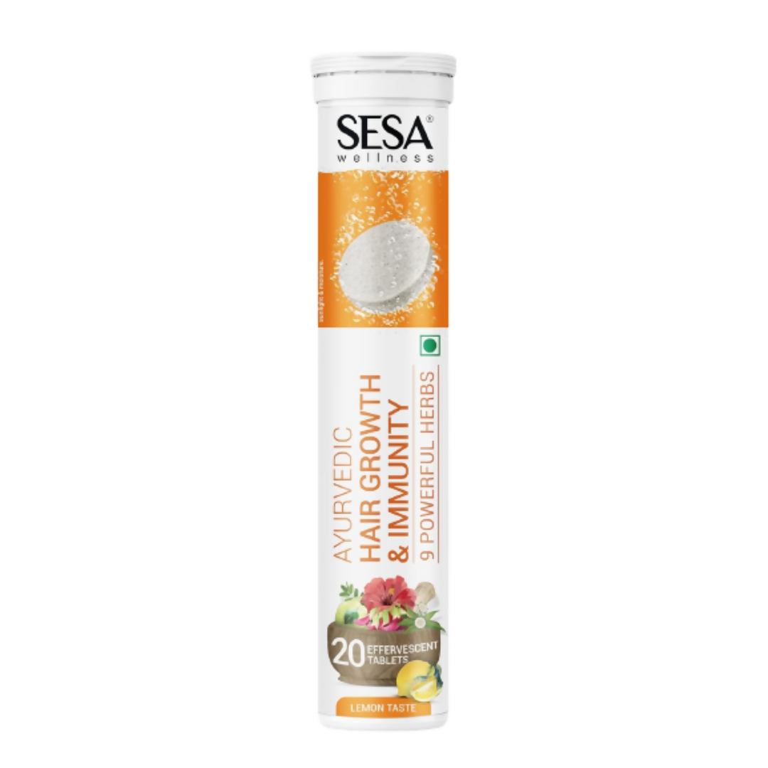 Sesa Ayurvedic Hair Growth & Immunity Effervescent Tablets -  USA 