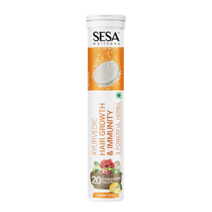 Sesa Ayurvedic Hair Growth & Immunity Effervescent Tablets -  USA 