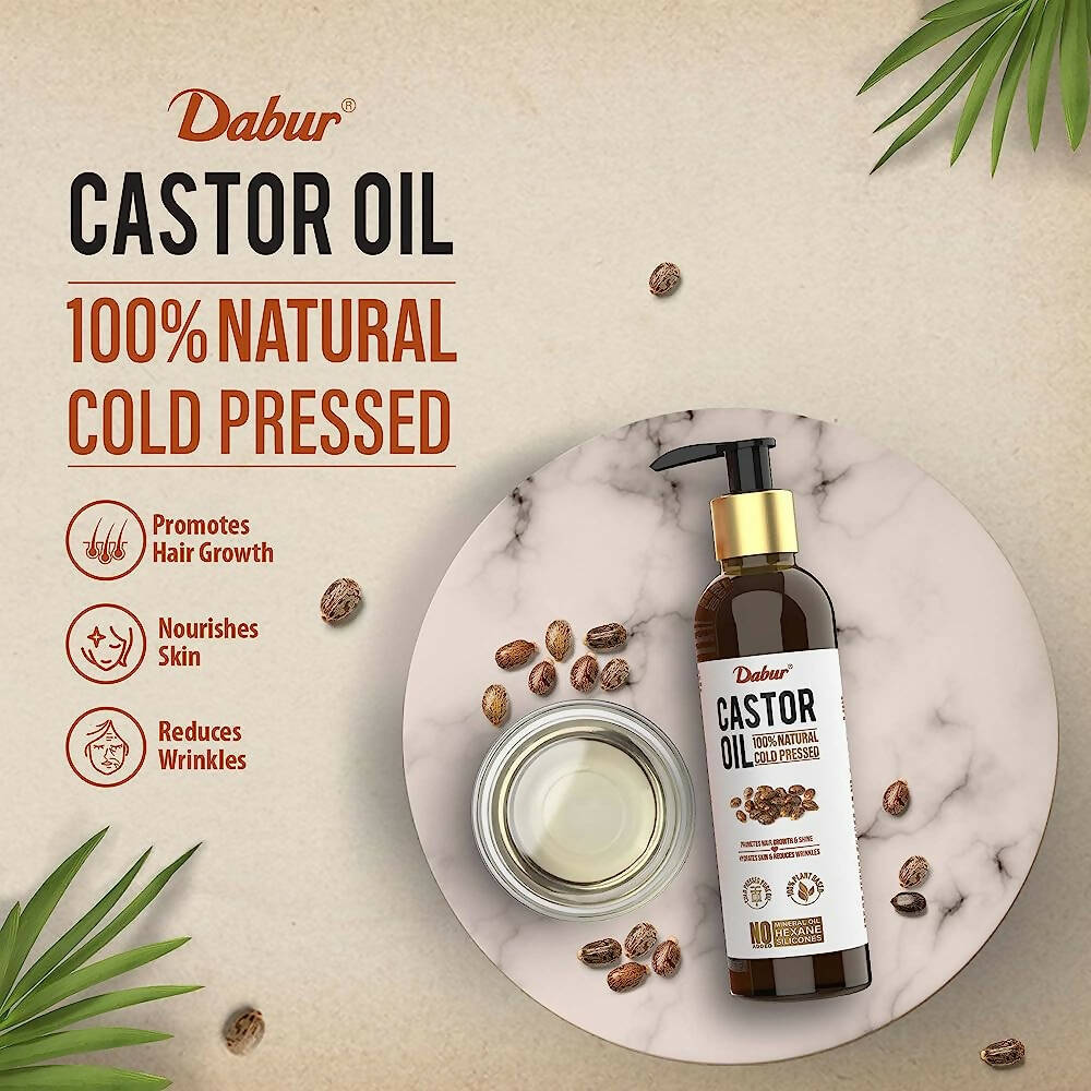 Dabur Castor Oil 100% Natural Cold Pressed