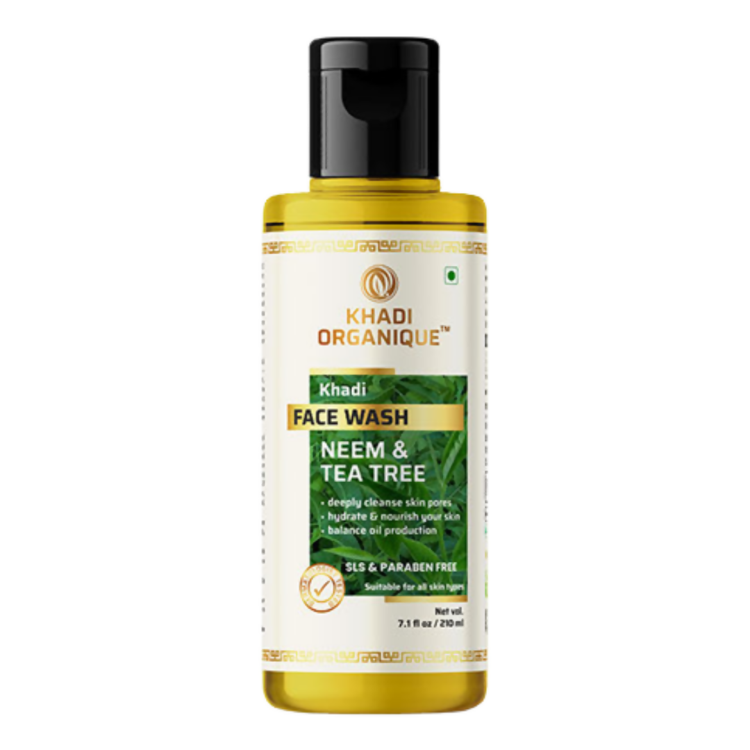 Khadi Organique Neem & Tea Tree Face Wash - BUDNE