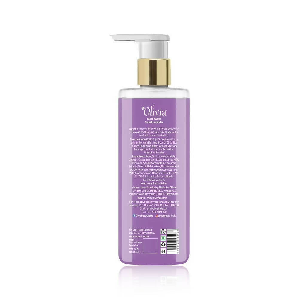 Olivia Skin Calming Body Wash Sweet Lavender