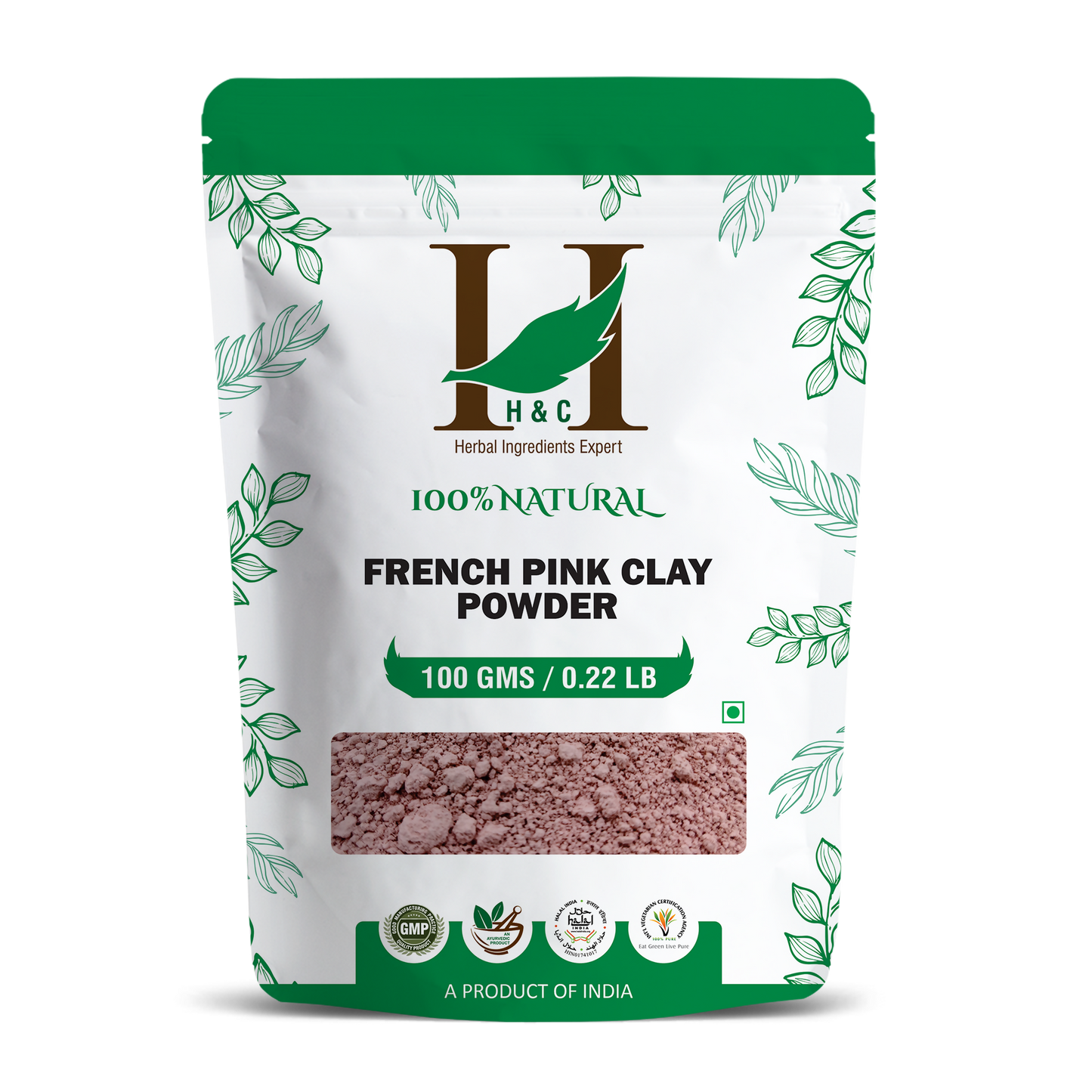 H&C Herbal French Pink Clay Powder - buy in USA, Australia, Canada