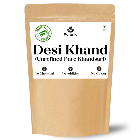 Puranic Desi Khand | Unrefined Khandsari - 900GM