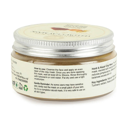 Tatvik Ayurveda Yellow Clay Mask ƒ?? Haldi and Kesar