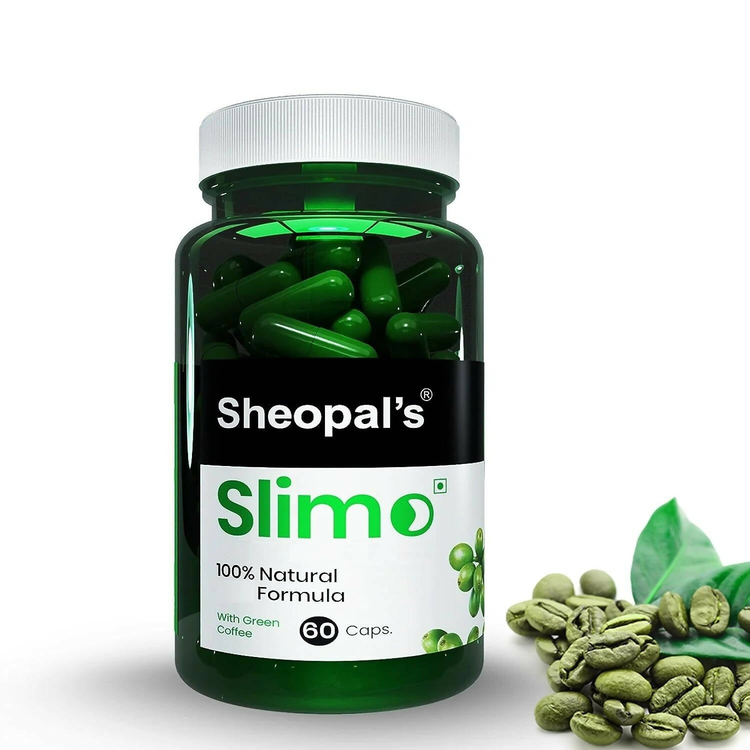 Sheopal's Slimo Pure & Natural Green Coffee Extract Capsules - BUDEN