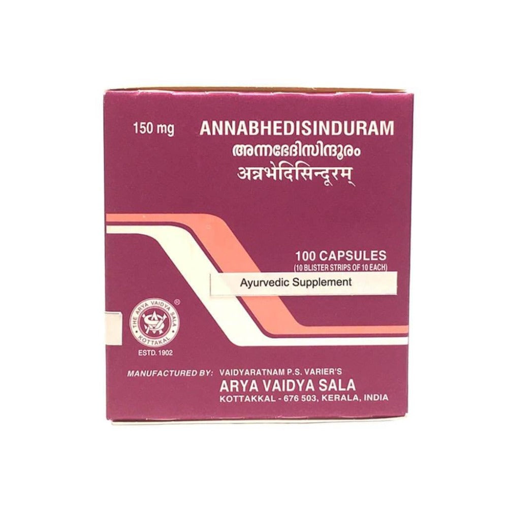 Kottakkal Arya Vaidyasala - Annabhedi Sinduram Capsules