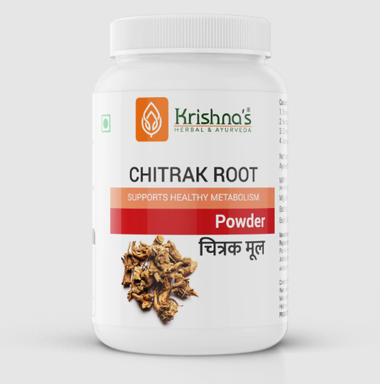 Krishna's Herbal & Ayurveda Chitrak Root Powder