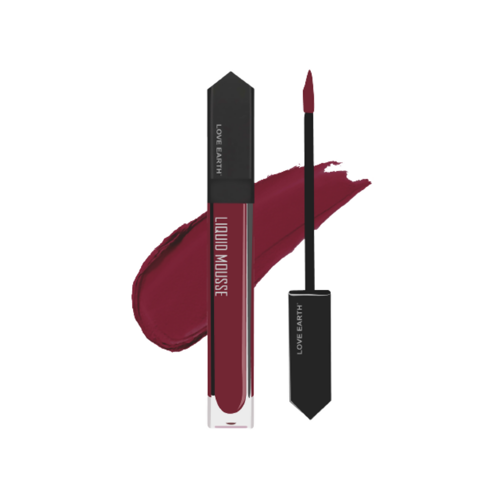 Love Earth Liquid Mousse Lipstick - Raspberry Martini - BUDNE