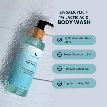 The Wellness Shop 2% Salicylic+1% Lactic Acid Body Wash