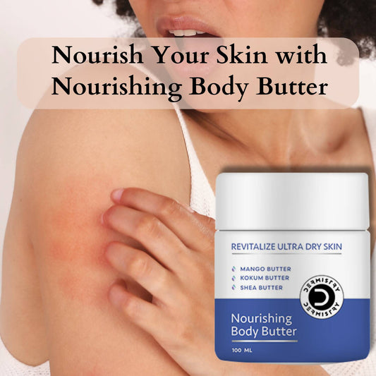 Dermistry Sensitive & Dry Skin Nourishing Body Butter & Calming Soothening Face Cream