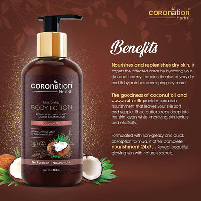 Coronation Herbal Coconut Milk Body Lotion