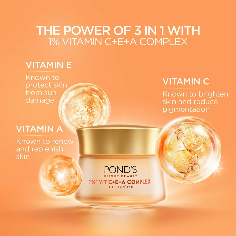 Ponds Bright Beauty 1% Vit C+E+A Gel Cr??me