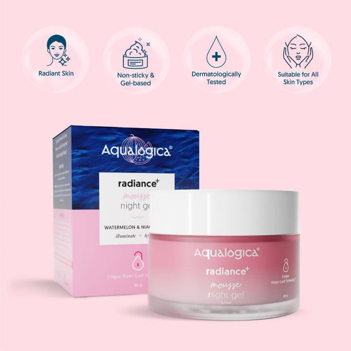 Aqualogica Radiance+ Mousse Night Gel