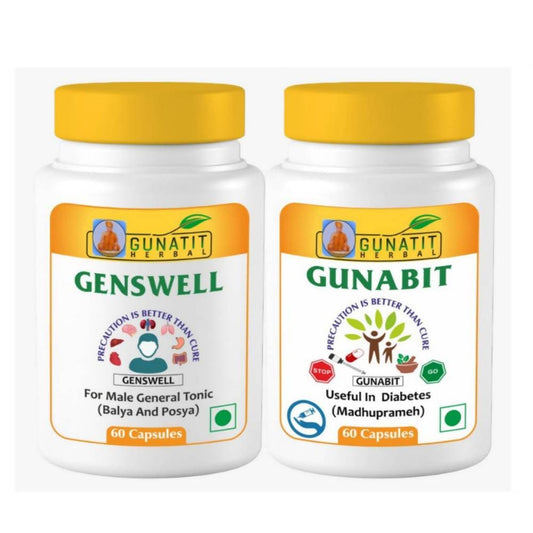 Gunatit Herbal Combo Of Genswell + Gunabit Capsules - BUDNE