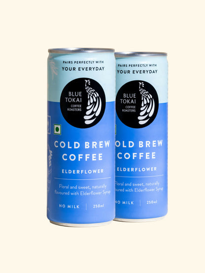 Blue Tokai Cold Brew Coffee Elderflower Can