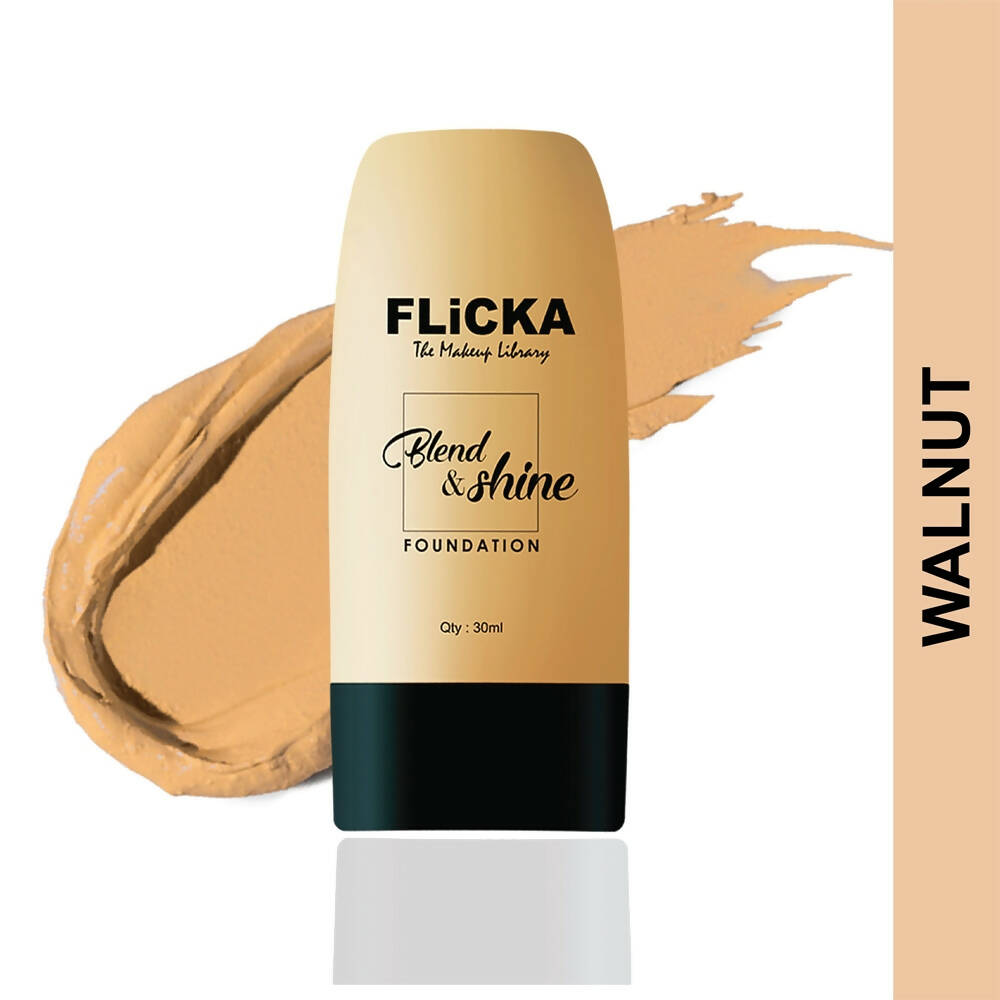 Flicka Blend & Shine Foundation - Walnut