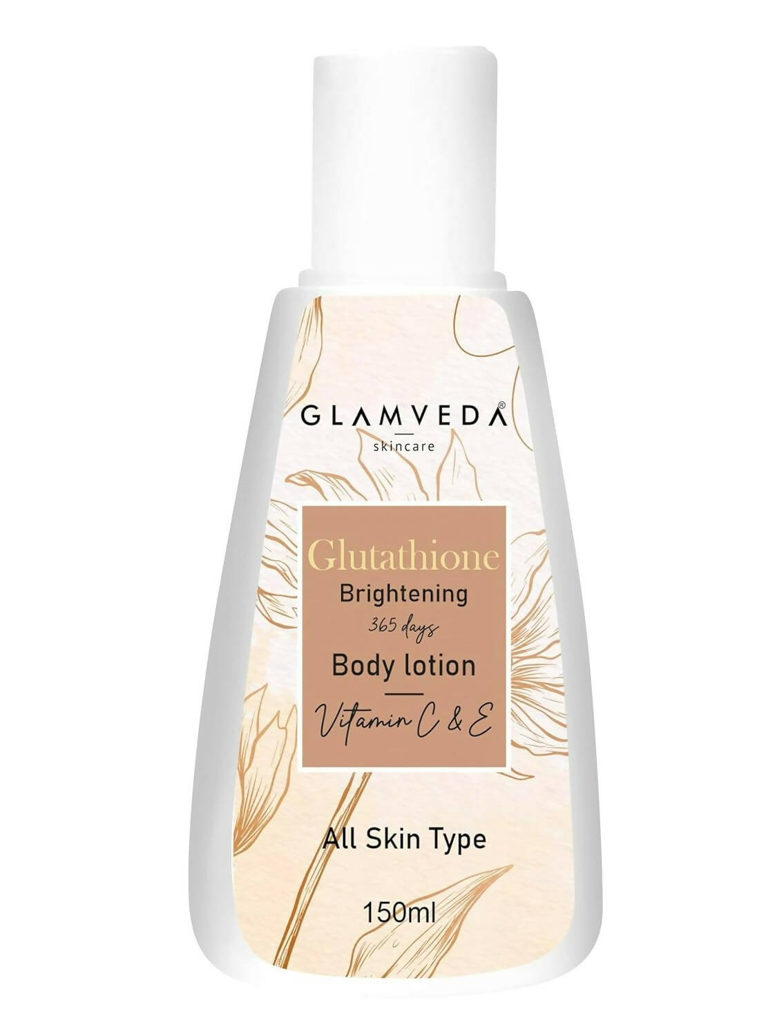 Glamveda Glutathione Brightening Body Lotion With Vitamin C - BUDNE