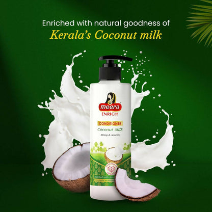 Meera Enrich Conditioner with Coconut Milk For Strong & Nourish