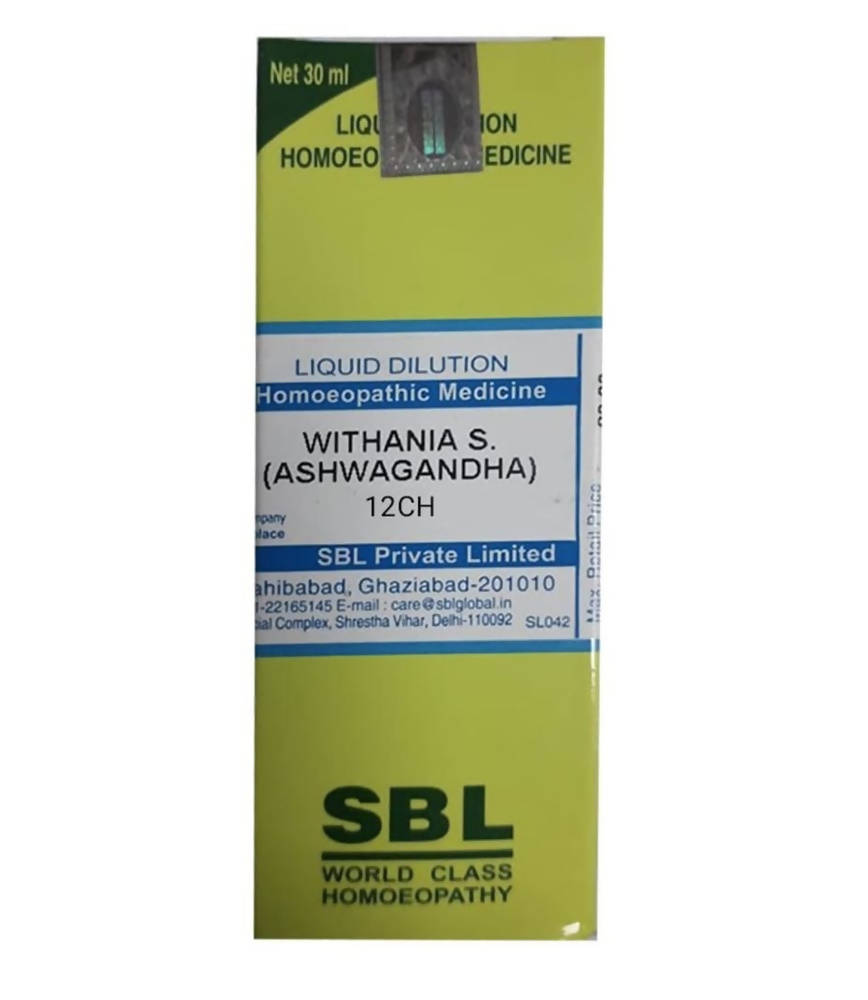 SBL Homeopathy Withania S (Ashwagandha) Dilution