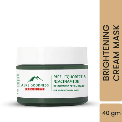 Alps Goodness Rice, Liquorice & Niacinamide Brightening Cream Mask